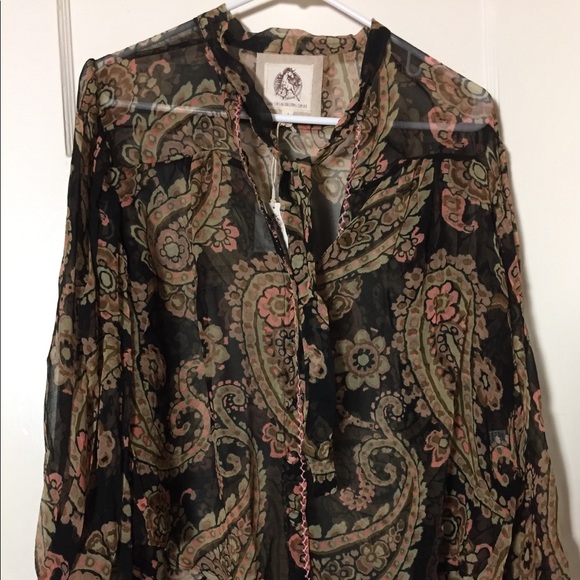 Till The Morning Comes Silk Blouse - Picture 7 of 16